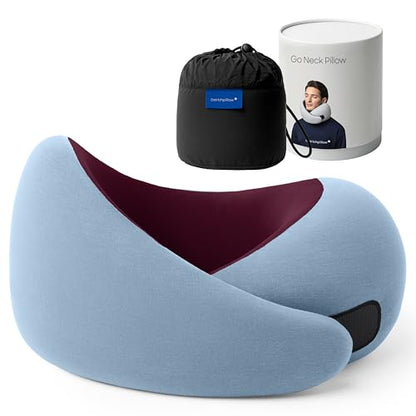 Ostrichpillow GO Travel Pillow, 360° Memory Foam Support, Soft & Washable - color: Dawn