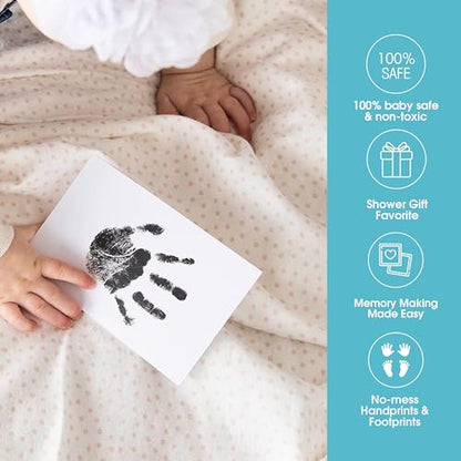 Pearhead 4-Pack Clean Touch Ink Pad Kit, Baby and Pet Pawprint Keepsake - color: Black 4-Pack, size: Regular 2.5" x 3.5”