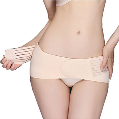 Pelvic Recovery Belt, Women Postpartum Support Band, Nude, Large