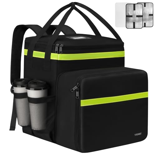 Ytonet XX-Large Food Delivery Backpack, Delivery Bag with Reflective Strip - color: Black, size: XX-Large