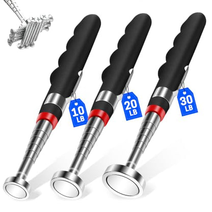3PCS Telescoping Magnetic Pick Up Tool Extendable up to 31" - size: 3 Telescop