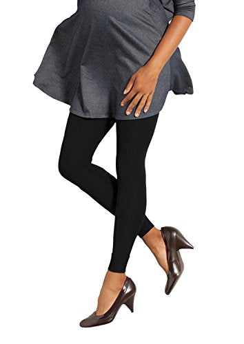 Preggers Maternity Leggings - 10-15 mmHg for Pregnancy - color: Black, size: Medium