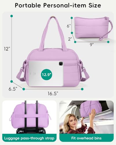 Urbanstand Duffle Bag for Travel, Weekender Carry on Bag for Women