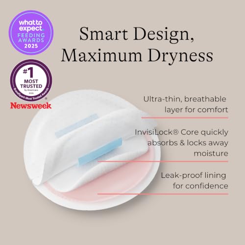 Lansinoh Stay Dry Disposable Nursing Pads, 200 Count - size: 200 Count