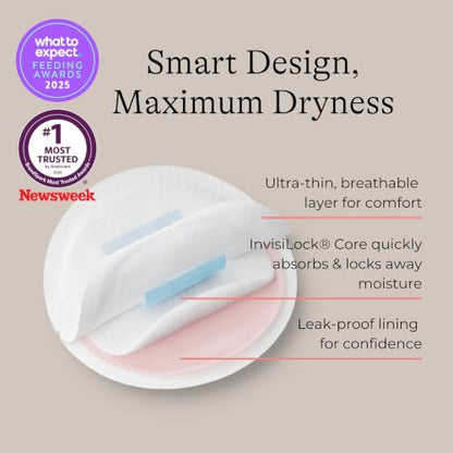 Lansinoh Stay Dry Disposable Nursing Pads, 200 Count - size: 200 Count