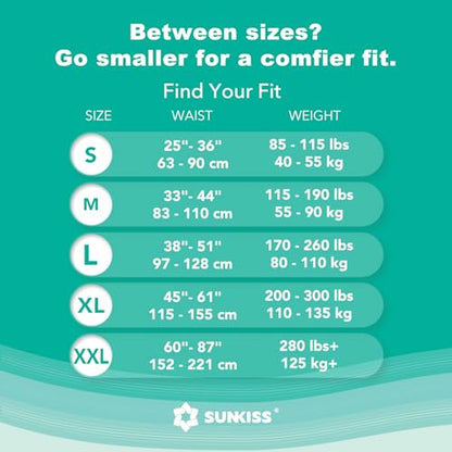 SUNKISS TrustPlus Adult Diapers with Tabs, Unisex, Large, 60 Count - size: Large (Pack of 60)