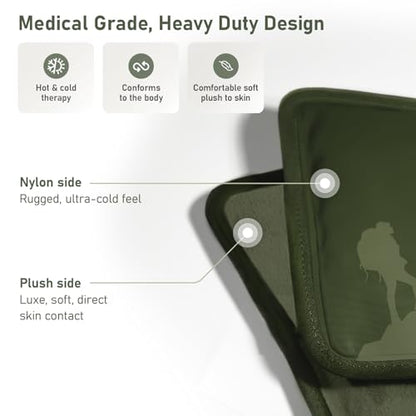 Flexible Hot and Cold Gel Pack Extra Large 14" x 22" - size: Extra Large, style: Green
