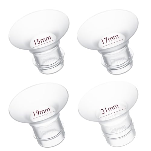 Momcozy S9Pro/S12Pro Replacement Accessories, Insert 15/17/19/21mm, 4 PCS - size: Flange Insert 15/17/19/21mm (4-Pack)