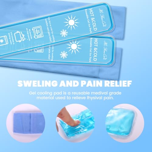Reusable Postpartum Perineal Ice Pack - Hot & Cold Therapy Pads for Hemorrhoid Relief, Uterine Cramps, C-Section Recovery, Reduces Swelling - Hypoallergenic & Leak-Proof (Blue) - color: Blue