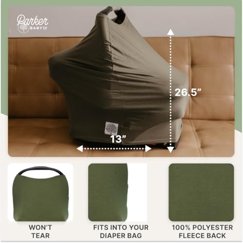 Parker Baby Co. Multi-Use Cover - Carseat Cover, Nursing Cover - Pine - color: Pine
