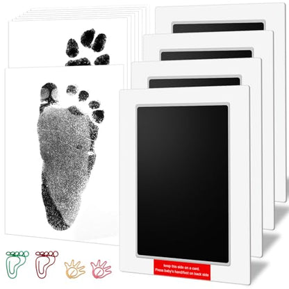 PChero 6" x 4" Large Size Baby Inkless Handprint and Footprint Kit