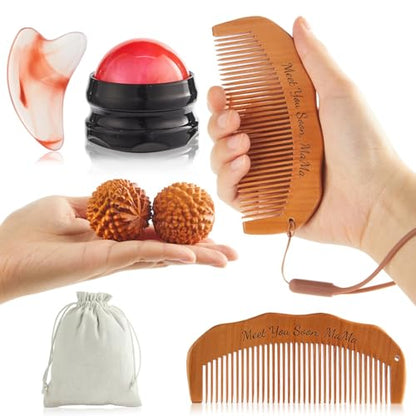 6 Pcs Birthing Comb Acupressure Massage Ball Labor and Delivery Essentials - style: Style 1