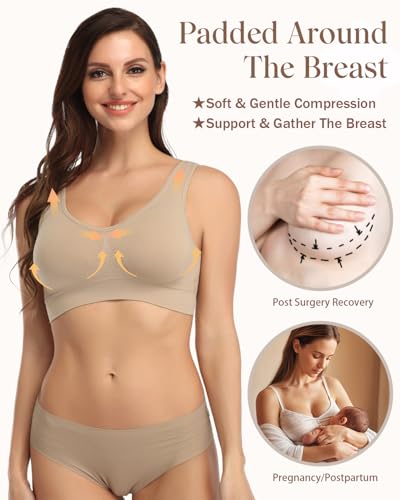 Coobie Comfort Bra - color: Light Nude, size: X-Large