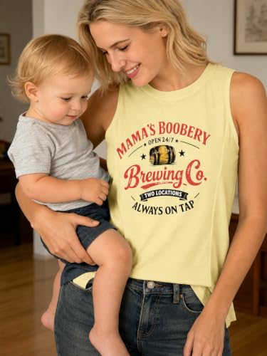 Nursing Tank Tops Maternity Breastfeeding Shirts Mama Zip Breastfeeding Top - color: Apricot, size: Medium