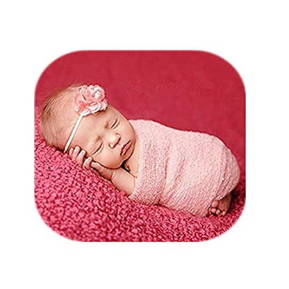 Newborn Photography Props Swaddle Wraps - color: Pink
