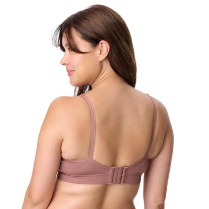 Motherhood Maternity Womens Seamless Wrap Triangle Nursing Bra - color: Mocha, size: Small