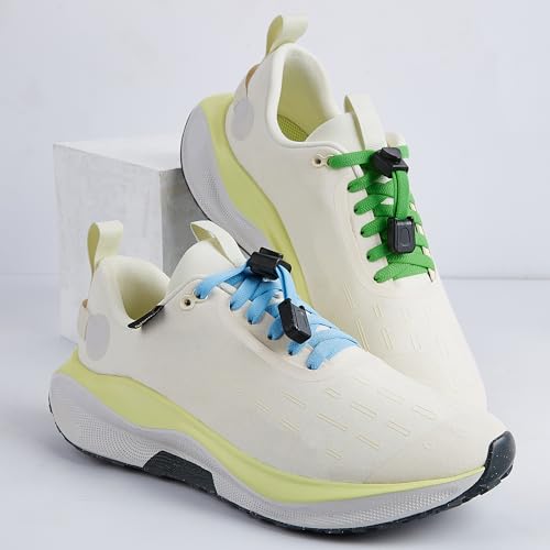 anan520 Tieless Elastic Shoe Laces - No Tie Shoelaces System with Elastic Laces - color: Navy Blue