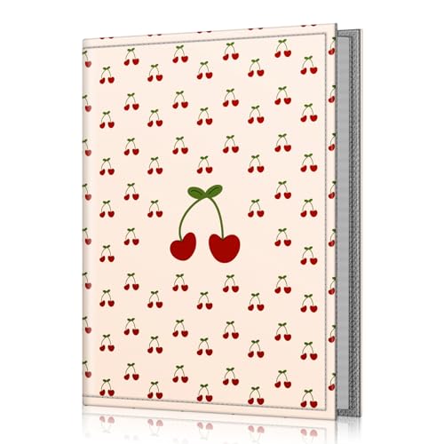 Fintie Photo Album 4x6 Photos - 52 Pockets Small Wallet Albums For Family - color: Coquette Cherries