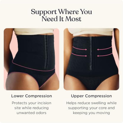Belly Bandit C-Section Recovery High-Waisted Underwear - color: Nude, size: Small