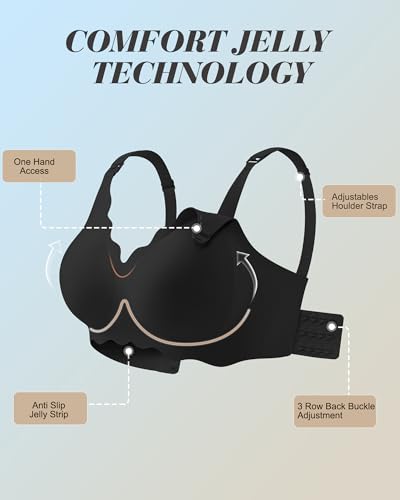 Wireless Nursing Bras for Breastfeeding, Seamless Maternity Bras Pregnancy Bralette No Underwire - color: Black, size: Medium