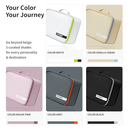Cipway 5 Set Packing Cubes for Travel White - color: White