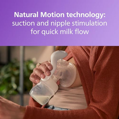 Philips Avent Manual Portable Breast Pump with Natural Motion Technology - style: Manual Breast Pump