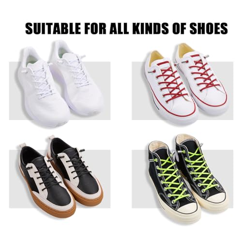 Elastic No Tie Shoelaces For Kids & Adults Sneakers，One Size Fits All - color: 1 Pair Purple