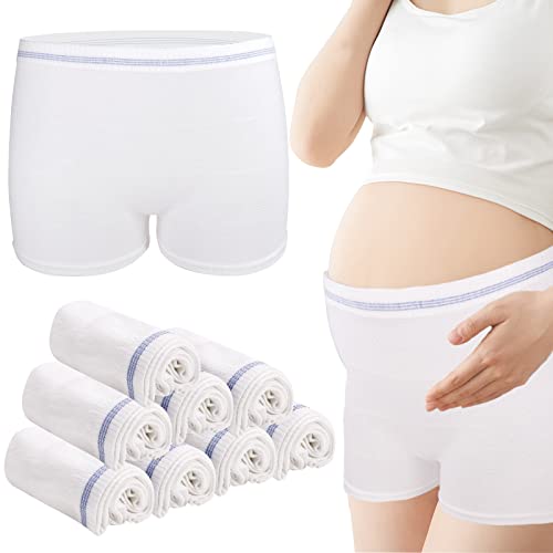 HANSILK Mesh Underwear Postpartum for Delivery & C-Section,8 Count - size: XX-Large