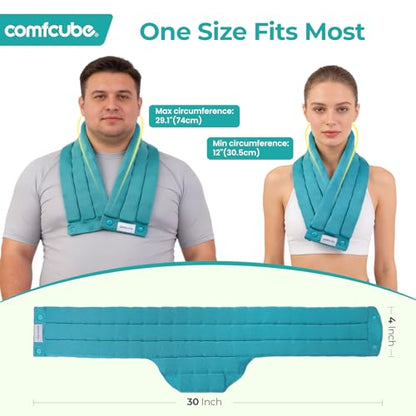 Neck Ice Pack Wrap for Cervical Pain, 2 Hours Long Lasting Cold - style: Neck
