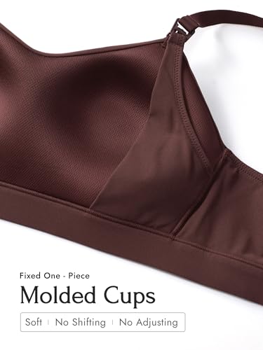 MOMANDA Seamless Nursing Bras for Breastfeeding - color: Hazelnut, size: X-Large