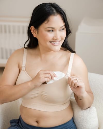 Kindred Bravely Organic Reusable Nursing Pads for Breastfeeding, 10 Pack - color: Busty Twilight