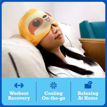 Happy Helpers Sloth Cooling Headache Cap by Relatable - style: Sloth