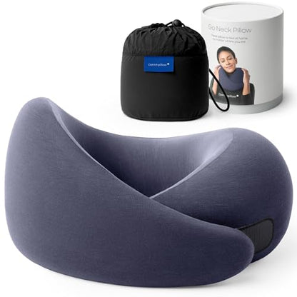 Ostrichpillow GO Travel Pillow, 360° Memory Foam Support, Soft & Washable - color: Night Walk