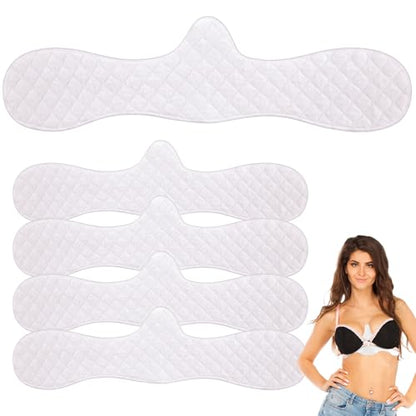 Boyiee 4 Pcs Under Bra Liners for Sweat - color: White, size: Large