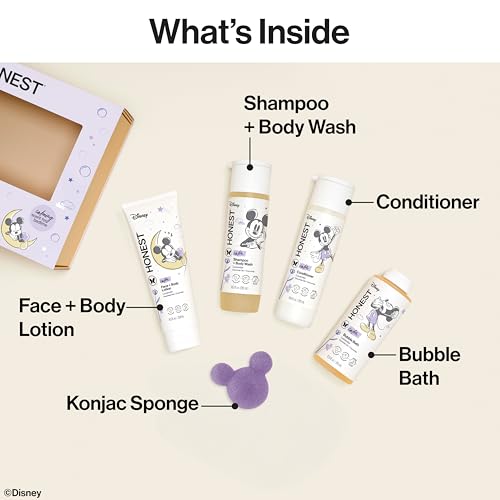 The Honest Company Bathtime Lavender Gift Set, Sensitive, Disney Design - style: Disney Bathtime, Lavender