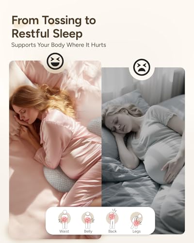 Pregnancy Wedge Pillow for Sleeping, Small Pregnancy Pillow for Travel - size: Regular