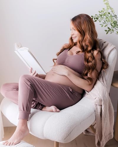 Kindred Bravely Everyday Maternity Lounge Jogger Pants for Postpartum - color: Twilight, size: Large