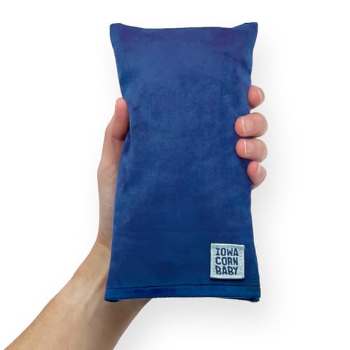 Mini Microwave Heating Pad and Cold Pack, Cold Hands, Neck and Wrists 4x8in - color: Oasis Blue