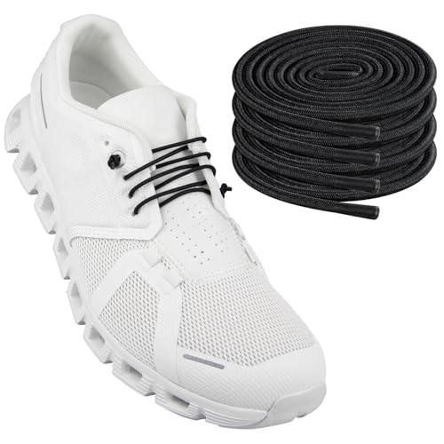 Endoto Shoe Laces for On Cloud Replacement Shoelaces Strings - color: Black, size: 20Inch