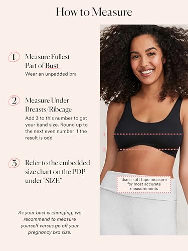 HATCH The Skin to Skin Maternity Bra, Wireless - color: Black, size: Medium