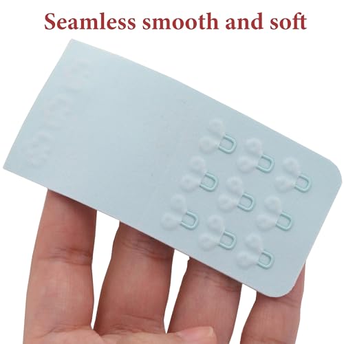 SAMGU Women's Bra Extenders 2 Hook/3 Hook/4 Hook/5 Hook/6 Hook Soft Stretchy - color: Soft Bra Extenders 3 Hooks 1/2 Inch 2pcs Blue