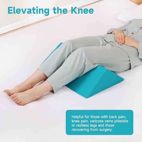 Fanwer Bed Wedges & Body Positioners (3 in 1) for Elderly,19.69",Green - color: Green