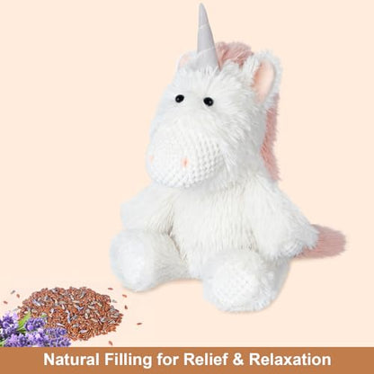 SuzziPals Warmbale Unicorn Stuffed Animal Heating Pad for Period Cramps - style: Unicorn