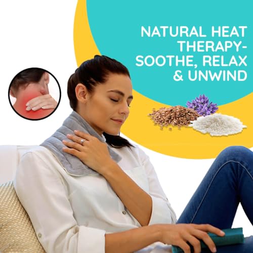 Microwavable Heating Pad Solutions Buddy - Moist Heating Pad - style: Microwavable Buddy with Lavender Aroma