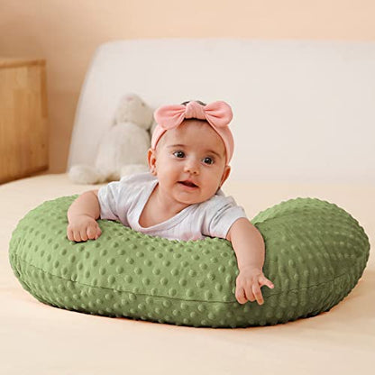 Nursing Pillow Cover Breastfeeding Pillow Cases - color: Sage