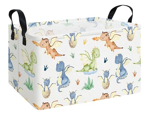 Rectangular Collapsible Parent Child Dragon Storage Basket Organizer - color: Rec Parent-child Dragon