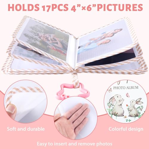 ZOIIWA Baby's My First Family Album Soft Photo Cloth Book (Rabbit) - style: Rabbit