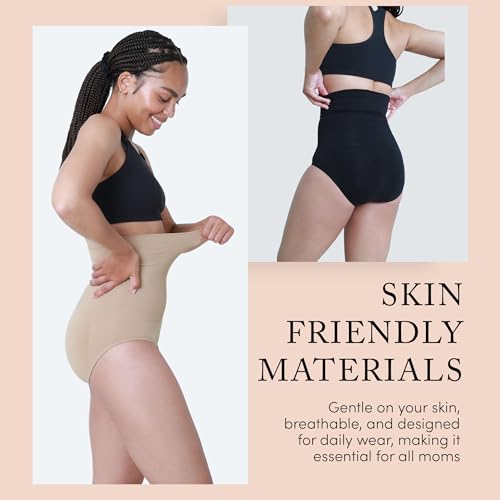 Ingrid & Isabel Basics - Postpartum Compression Underwear for Recovery - color: Nude, size: Small