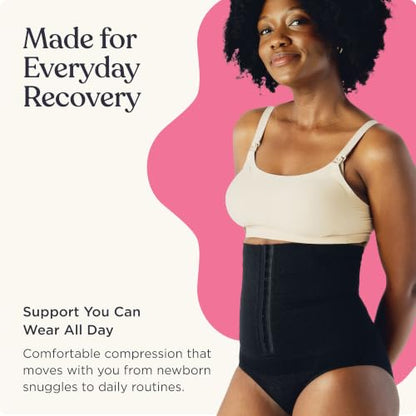 Belly Bandit C-Section Recovery High-Waisted Underwear - color: Black, size: Large
