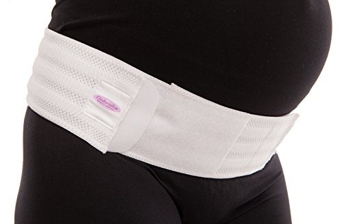GABRIALLA Light Support Pregnancy Belly Band, MS-14 W XXL - color: White, size: XX-Large
